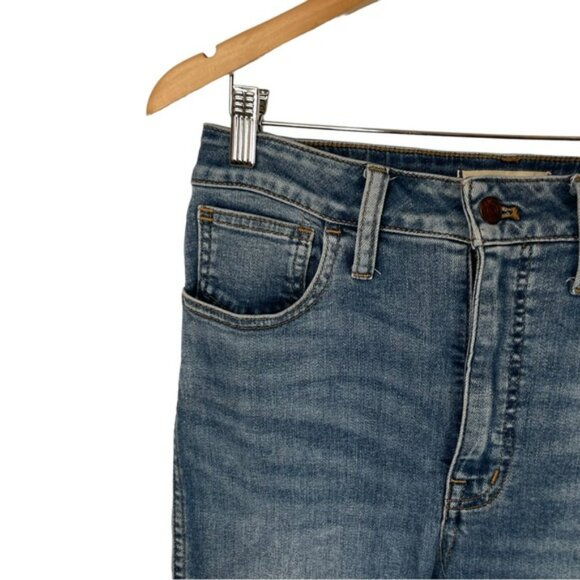Madewell Womens Curvy Roadtripper Size 29 Medium Wash Skinny Stretch Denim Blue - Picture 5 of 15